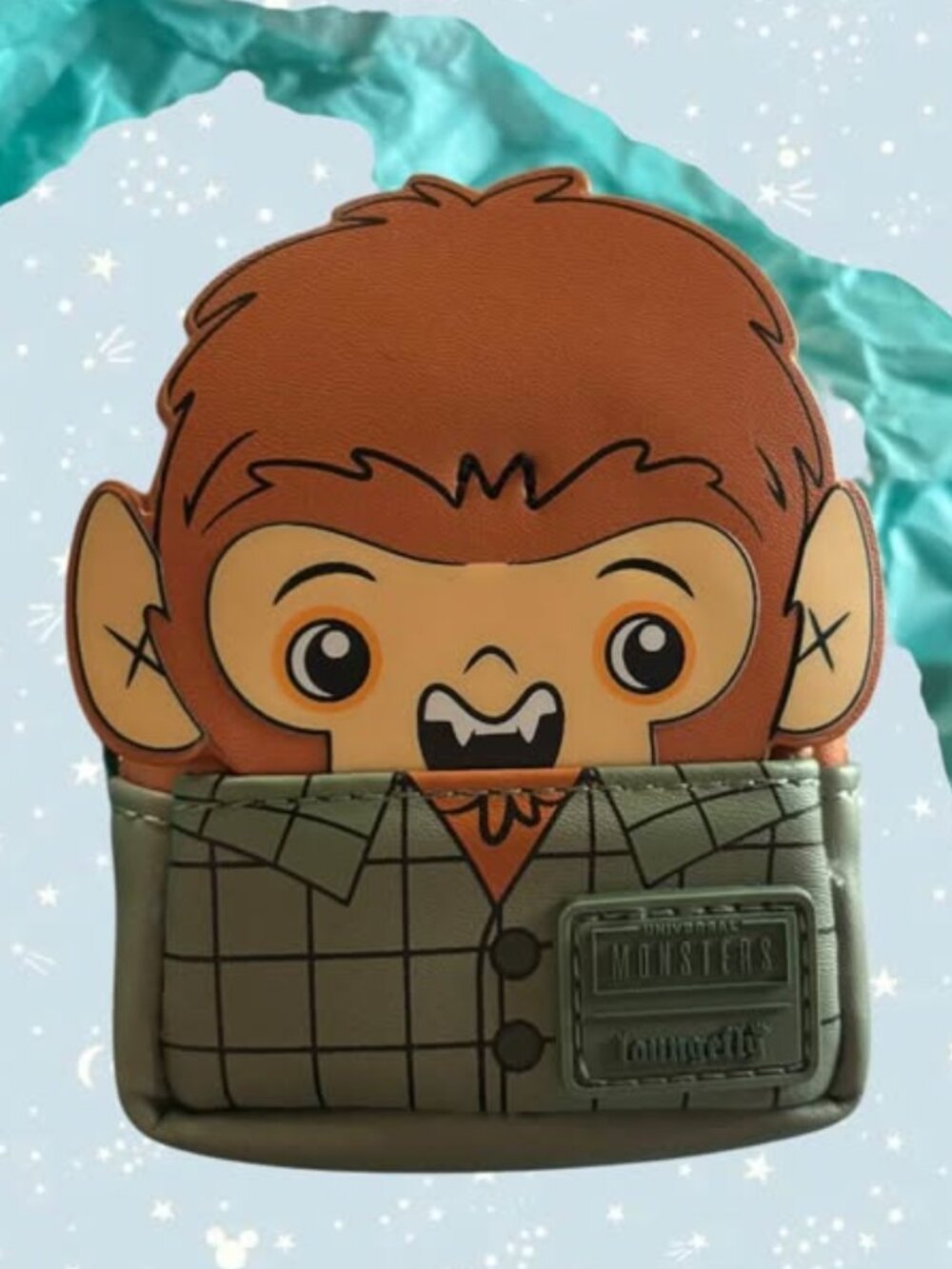 Loungefly Universal Monsters Wolfman Mini Backpack Keychain